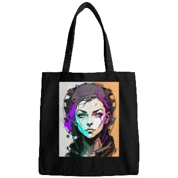 Discover AI ART 01 GAMER GIRL Bags