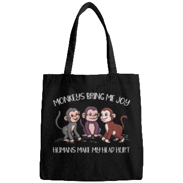 Discover Monkey Wildlife Animal Zookeeper Monkey Whisperer Bags
