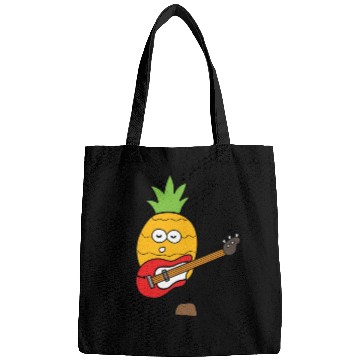 Discover Funny Pineapple Playing Guitar Bags