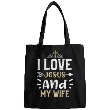 Discover I Love Jesus And My Wife - Jesus Bags