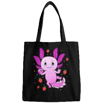 Discover Pastel Gothic Aesthetic Axolotl Strawberry Milk Bags