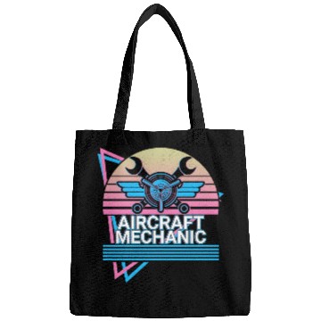 Discover Aircraft Mechanic Aviation Retro Gift Bags