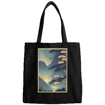 Discover Magic of Rainforest Night Poster Bags