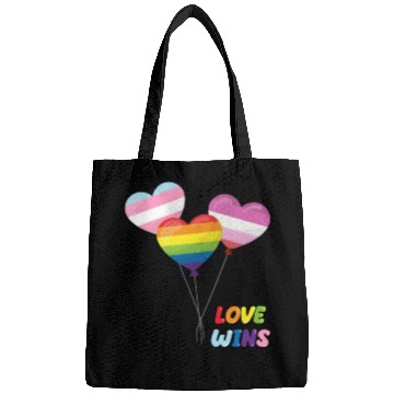 Discover Pride LGBTQ. Statement Bags