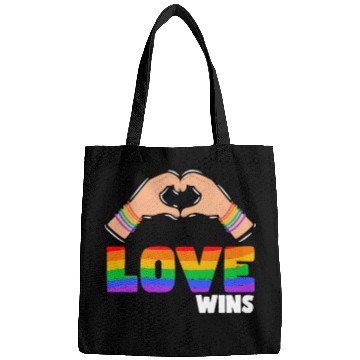 Discover Pride LGBTQ. Statement Bags