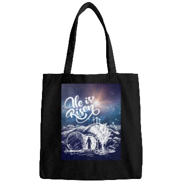 Discover He Is Risen!Jesus,Easter, Bright & Morning Star Bags