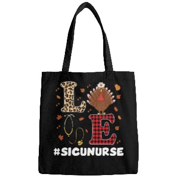 Discover Funny SICU Nurse Thanksgiving Costume Bags