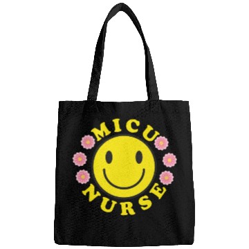Discover Funny MICU Nurse Design Bags