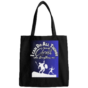 Discover I Can Do All Things Through Christ.Bible,Strength Bags