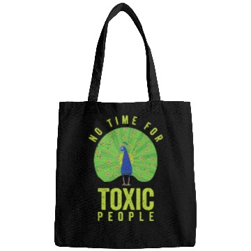 Discover Peacock Positivity Peacock Fan Toxic People Nature Bags