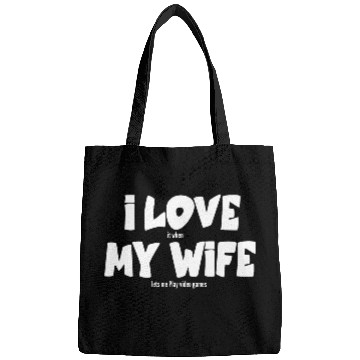 Discover I love my wife Bags