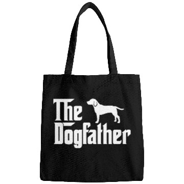 Discover The Dogfather - Funny Beagle Dad Bags