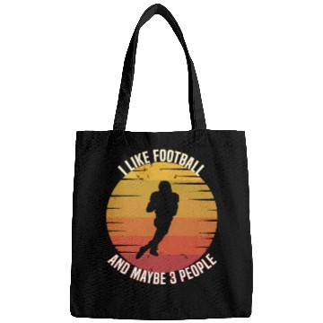 Discover I like football and maybe three people Bags