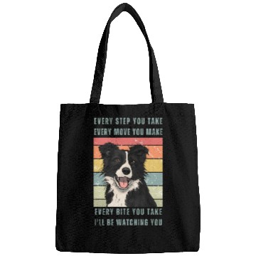 Discover Every Bite You Take - Border Collie Bags