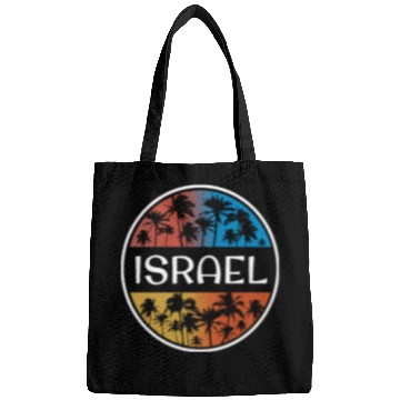 Discover Israel Stylish Vacation Souvenir Palm Tree Bags