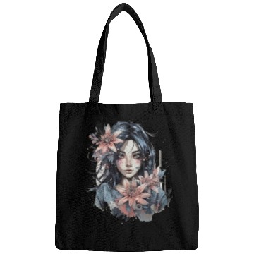 Discover Japanese Spider Lily Soft Anime Aesthetic Flower Bags
