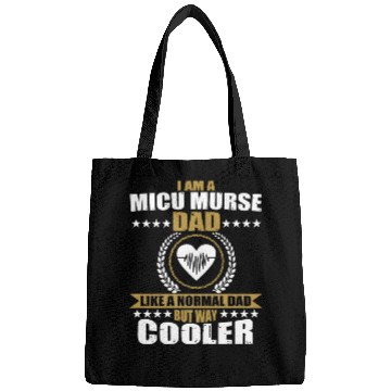 Discover Funny MICU Murse Dad Saying Men Bags