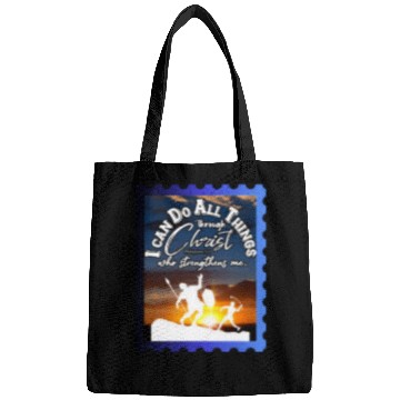 Discover I Can Do All Things Through Christ.Bible, Sunset Bags