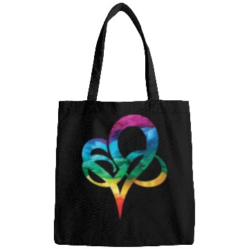 Discover LGBTQ Rainbow Heart Pride Heart Gift LGBTQ+ Bags