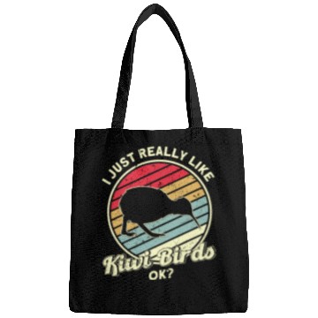Discover Bird Lover Endangered Species Kiwi Bird Bags