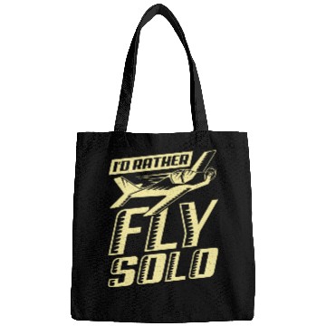 Discover I'd Rather Fly Solo Aviator Flight Pilot Gift Bags