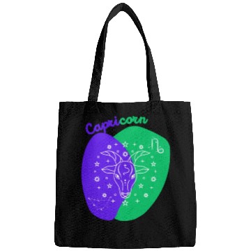 Discover Cosmic Climb A Minimalist Capricorn Design Bags