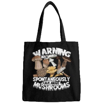 Discover warning may spontaneously talk about mushrooms - Bags