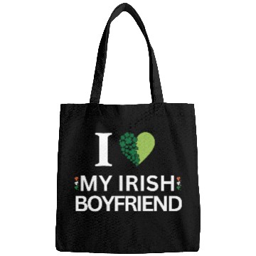 Discover i love my irish boyfriend Bags