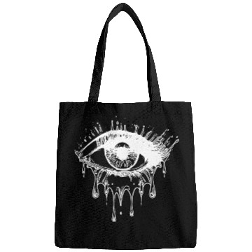Discover Crying Eye Realistic Tattoo Style Bags