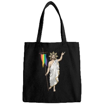 Discover LGBT Jesus Equal Rainbow Christian Bags