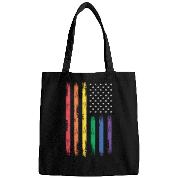 Discover LGBTQ Patriotic Rainbow US Flag Bags