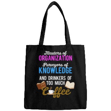 Discover Librarian Bookworm Book Nerd Reading Library Bags