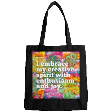 Discover i embrace my creative spirit Bags