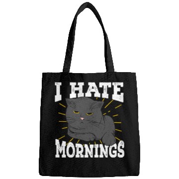 Discover I Hate Mornings Cat Long Sleeper Gift Bags