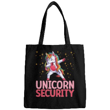 Discover Unicorn Security Funny Unicorn Dabbing Birthday Bags