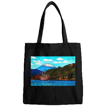 Discover Mount fuji fuji mountain in japan Bags