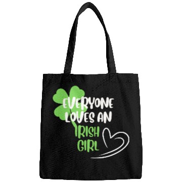 Discover everyone loves an irish girl Bags