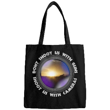 Discover Dont Shoot Us Wildlife Conservation Giraffe Sunset Bags