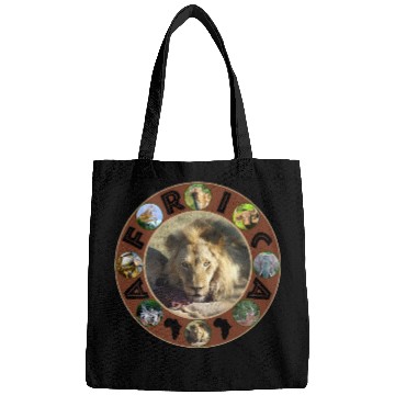 Discover lion stare africa circle Bags