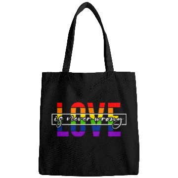 Discover Pride LGBTQ. Statement Bags
