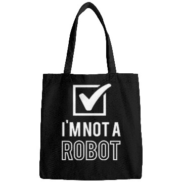 Discover I Am Not A Robot Robotics Engineer Bags