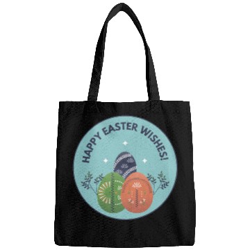 Discover Blue Happy Easter Wishes Bags
