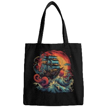 Discover Pirate Ship vs The Kraken Bags