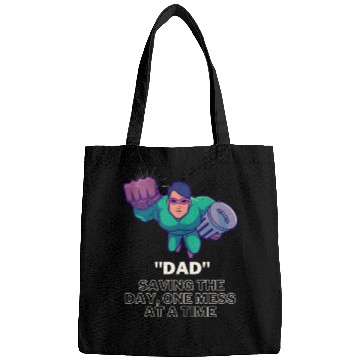 Discover "Dad" Saving the day one mess at a time Bags