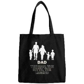 Discover Dad, the man, the myth, the legend Bags