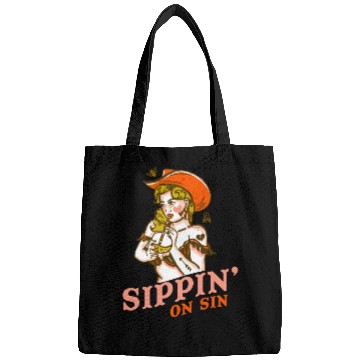 Discover Sippin' On Sin Cowgirl Apparel Bags