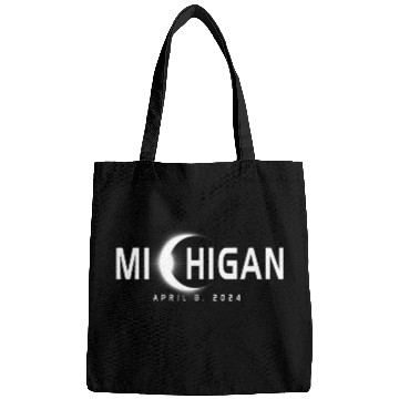Discover Michigan Eclipse Souvenir April 8th 2024 Bags