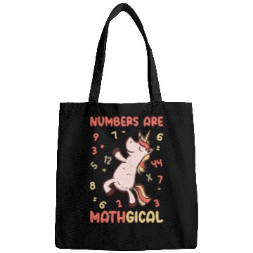 Discover Math Number Lovers Mathematics Unicorn Teacher Bags