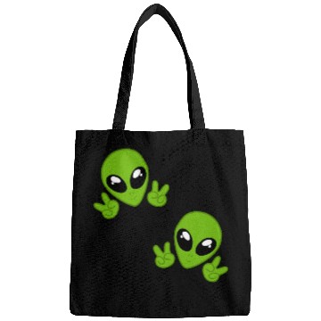 Discover cute aliens chibi Bags