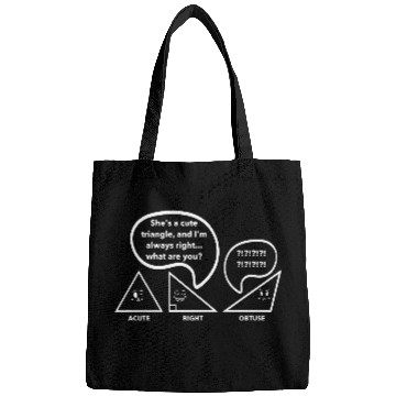 Discover Math Jokes, Nerdy Humor, I'm Always Right Math Pun Bags